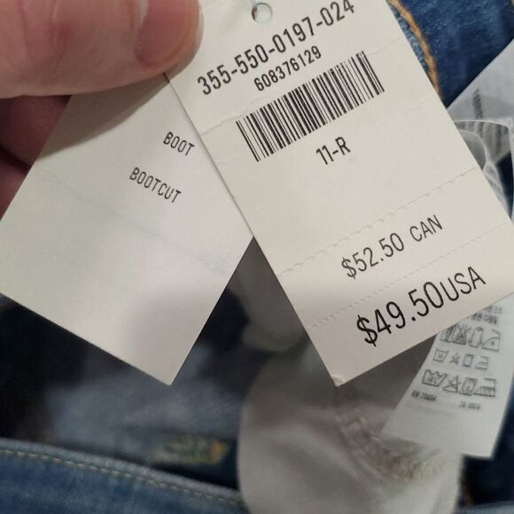 hollister 30x33 new with tags boot cut jeans - Picture 6 of 7